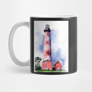 Assateague Lighthouse Watercolor Painting Mug